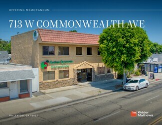 Plus de détails pour 713 W Commonwealth Ave, Fullerton, CA - Bureau à vendre