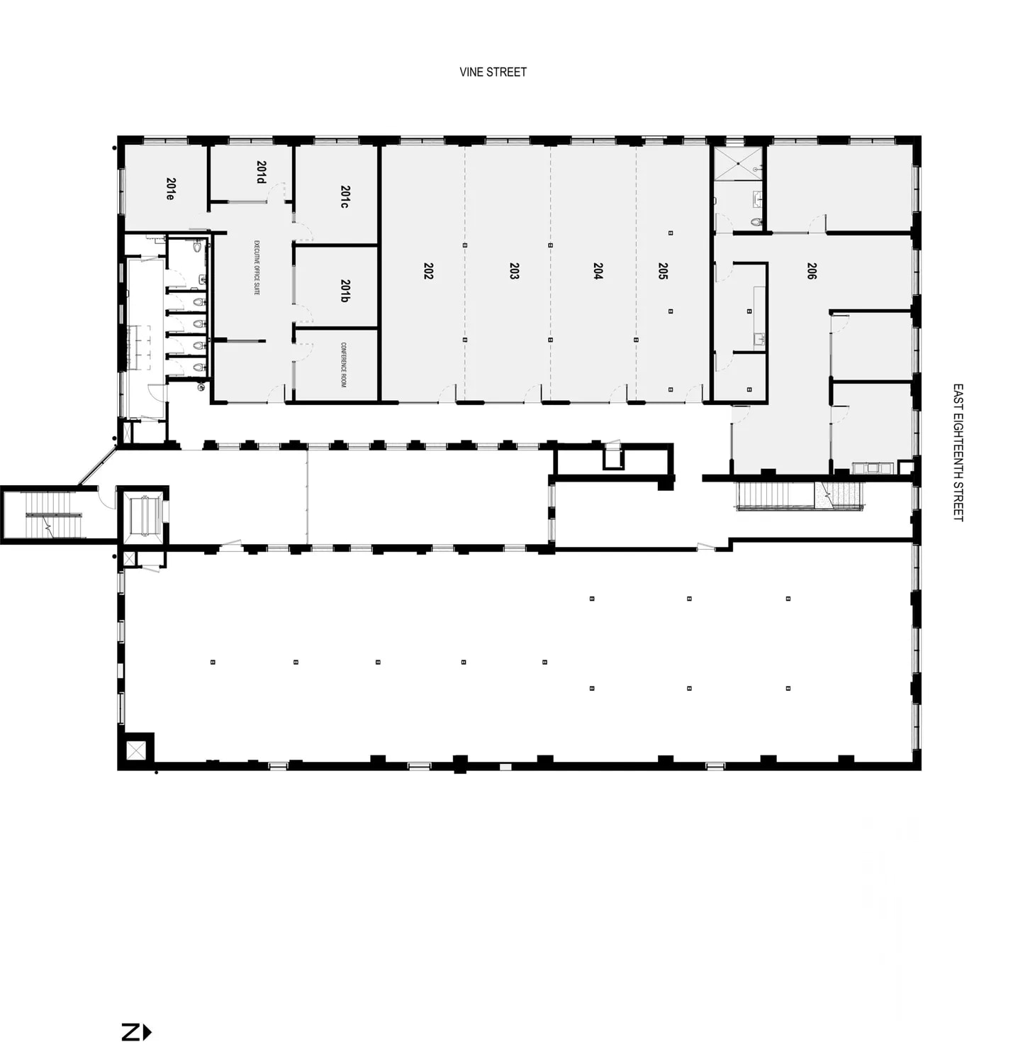 1601 E 18th St, Kansas City, MO à louer Plan d’étage– Image 1 sur 1