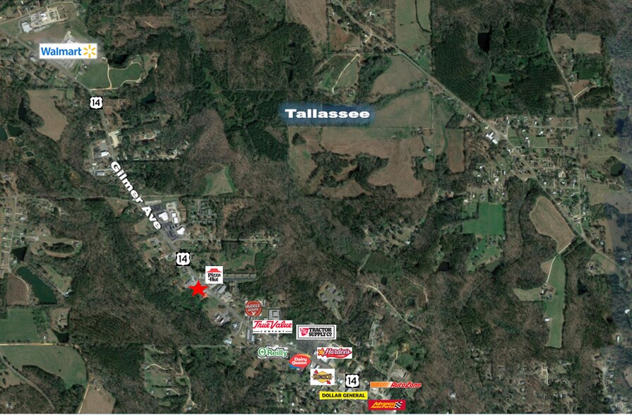 S of 14 hwy, Tallassee, AL à vendre - Photo de l’immeuble – Image 2 sur 2