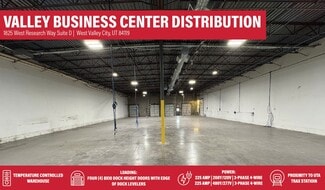 Plus de détails pour 1825 W Research Way, Salt Lake City, UT - Industriel/Logistique à louer