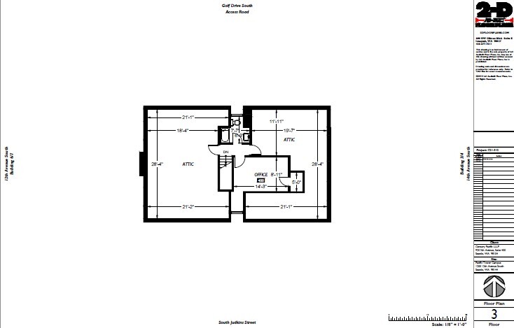 1122 12th Ave S, Seattle, WA à louer Plan d’étage– Image 1 sur 1