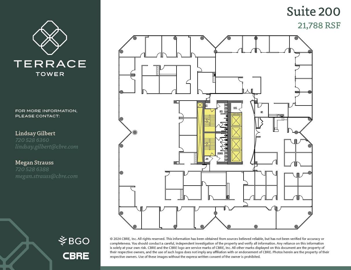 5619 Dtc Pky, Greenwood Village, CO à louer Plan d’étage– Image 1 sur 1