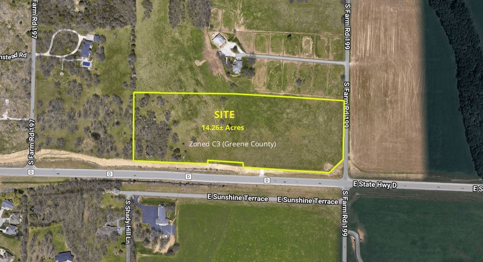 NWC Sunshine, Springfield, MO à vendre - Aérien – Image 3 sur 4