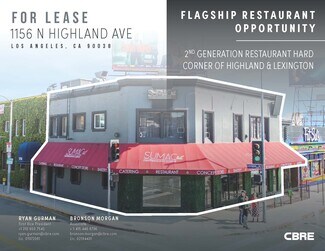 Plus de détails pour 1156-1160 N Highland Ave, Los Angeles, CA - Local commercial à louer