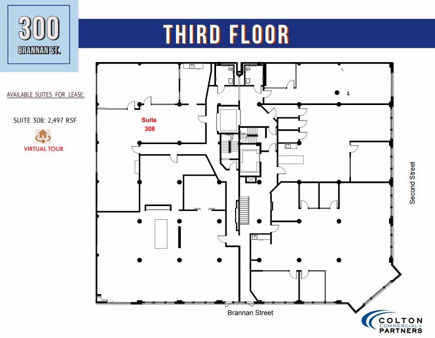 300 Brannan St, San Francisco, CA à louer Plan d’étage– Image 1 sur 1