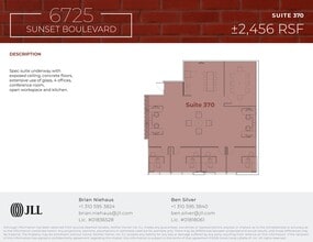6725 W Sunset Blvd, Los Angeles, CA à louer Plan de site– Image 1 sur 1