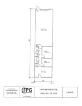 10024-10052 Monroe Dr, Dallas, TX à louer Plan d’étage– Image 1 sur 1