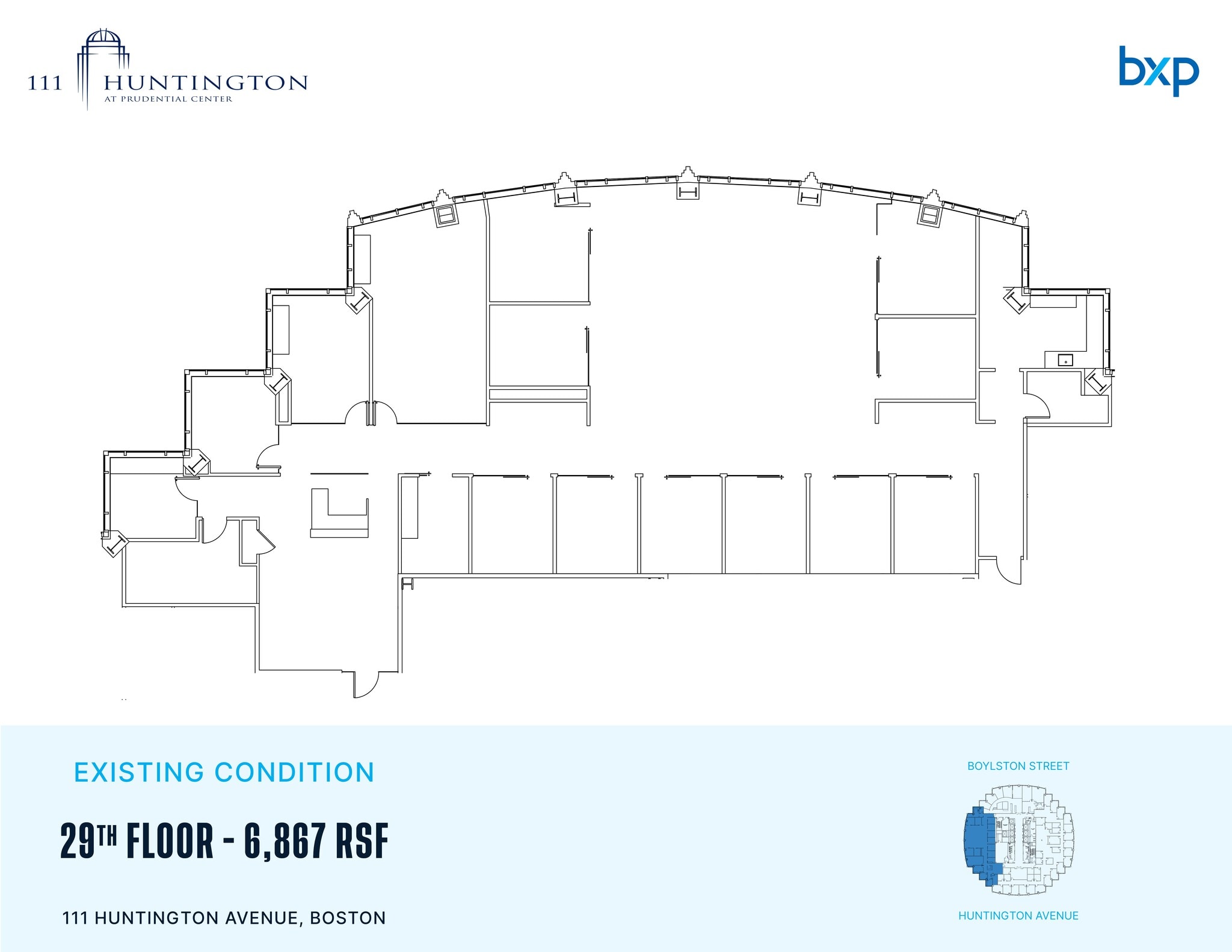 111 Huntington Ave, Boston, MA à louer Plan de site– Image 1 sur 1