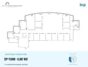 111 Huntington Ave, Boston, MA à louer Plan de site– Image 1 sur 1