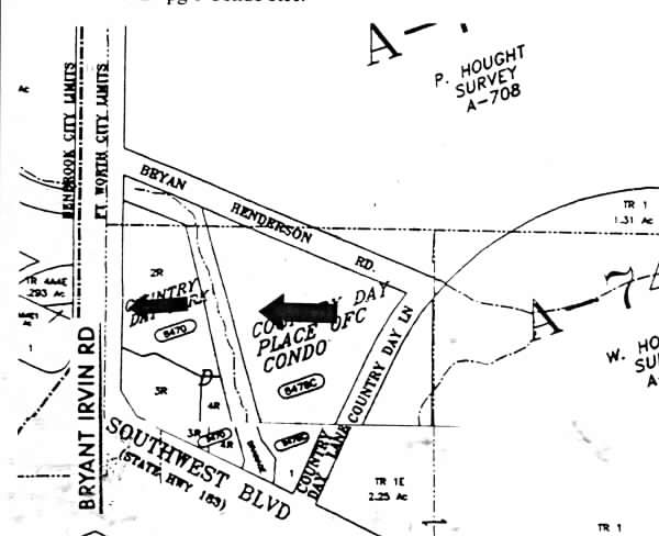 4255 Bryant Irvin Rd, Fort Worth, TX à louer - Plan cadastral – Image 2 sur 12