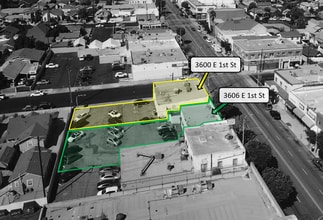 3606 E 1st St, Los Angeles, CA - VUE AÉRIENNE  vue de carte