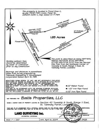 Plus de détails pour Ramos Ave, Covington, LA - Terrain à vendre