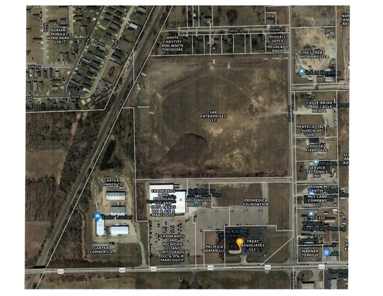 2000 Treat Hwy, Adrian, MI à vendre - Aérien – Image 1 sur 2