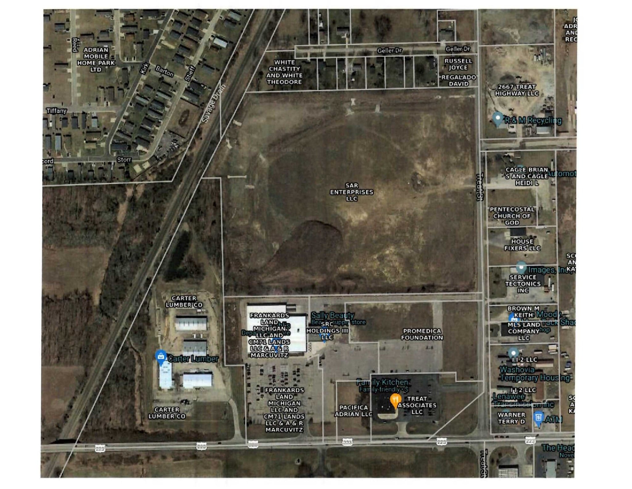2000 Treat Hwy, Adrian, MI à vendre Aérien– Image 1 sur 3