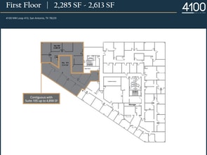 4100 NW Loop 410, San Antonio, TX à louer Plan d’étage– Image 1 sur 1