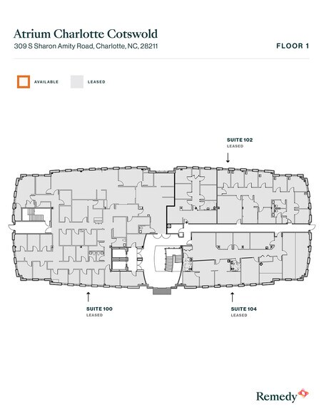 309 S Sharon Amity Rd, Charlotte, NC à louer - Plan d’étage – Image 2 sur 4