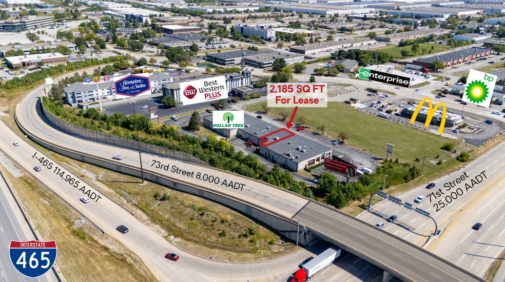 7102-7134 Woodland Dr, Indianapolis, IN à louer - Photo de l’immeuble – Image 2 sur 11