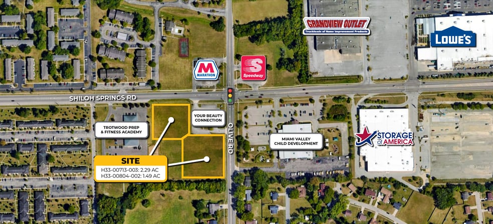 Shiloh Springs Rd, Trotwood, OH à vendre - Aérien – Image 1 sur 2