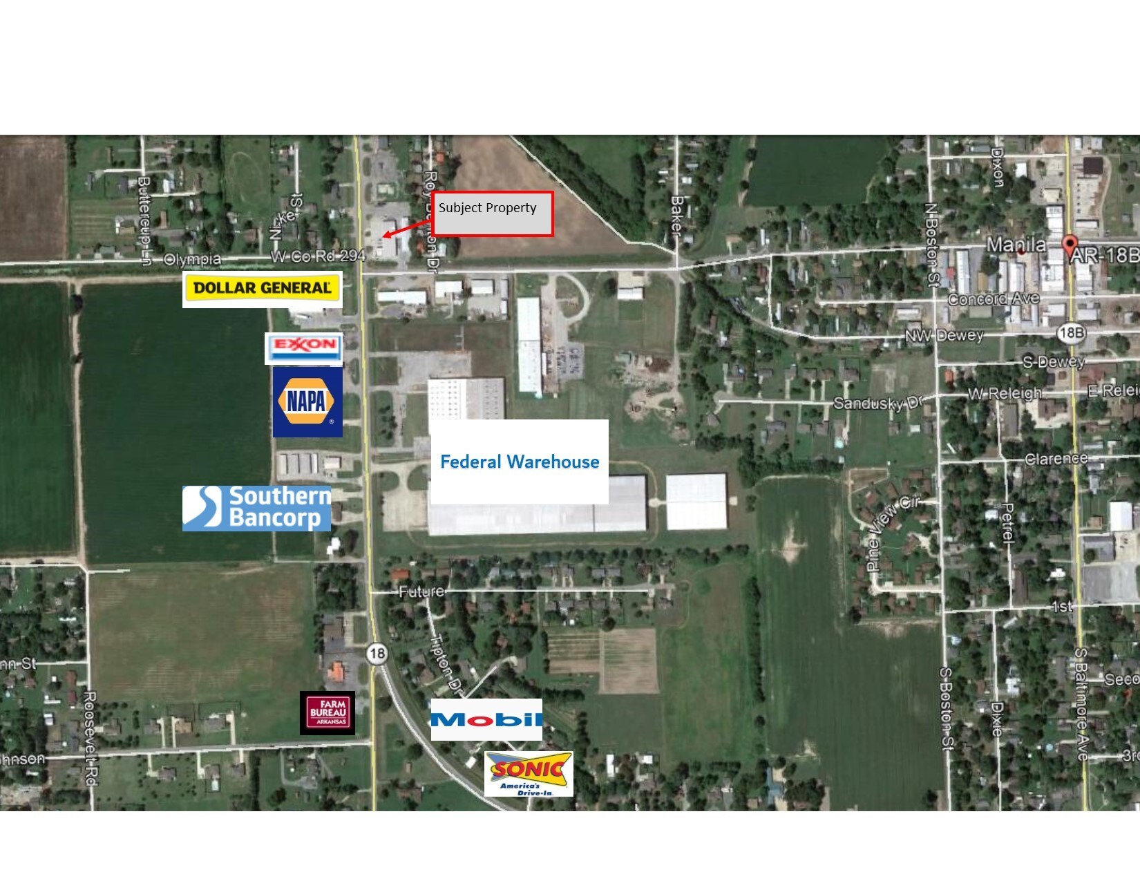 302 W State Highway 18, Manila, AR à louer Aérien– Image 1 sur 4