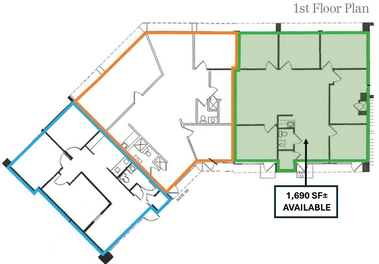 486 Norristown Rd, Blue Bell, PA à louer Plan d’étage– Image 1 sur 1