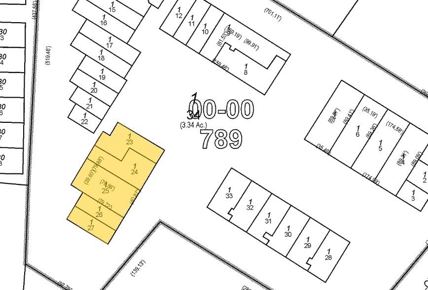 622 Guilford College Rd, Greensboro, NC à vendre - Plan cadastral – Image 2 sur 13