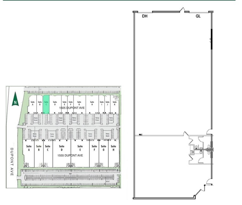 1505 S Dupont Ave, Ontario, CA à louer Plan d’étage– Image 1 sur 1