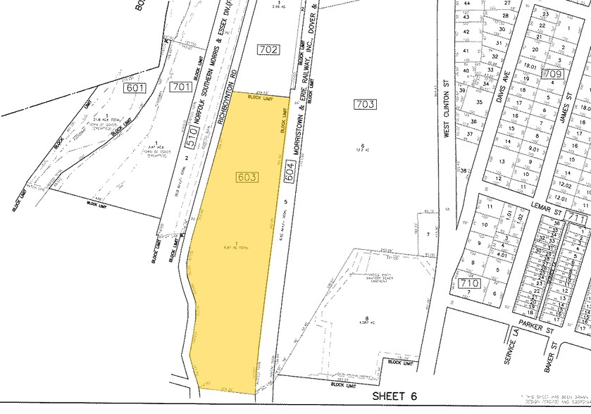 22-44 Richboynton Rd, Dover, NJ à louer - Plan cadastral – Image 2 sur 7