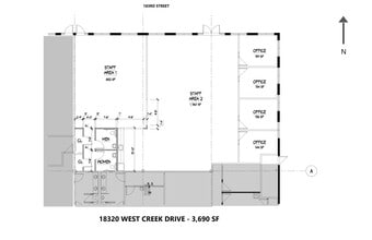 18320 West Creek Dr, Tinley Park, IL à louer Plan d’étage– Image 2 sur 2