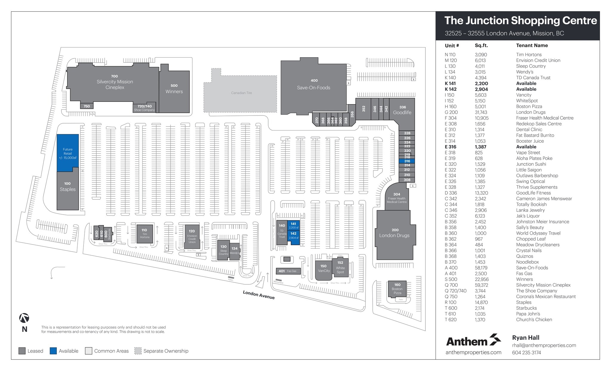 32525-32555 London Ave, Mission, BC à louer Plan de site– Image 1 sur 1