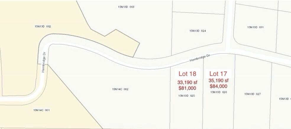 Residential Building Lots-Holly Springs portefeuille de 2 biens à vendre sur LoopNet.fr - Photo de l’immeuble – Image 1 sur 1