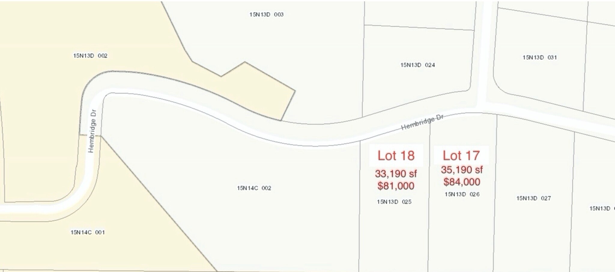 Residential Building Lots-Holly Springs portefeuille de 2 biens à vendre sur LoopNet.fr Photo de l’immeuble– Image 1 sur 2