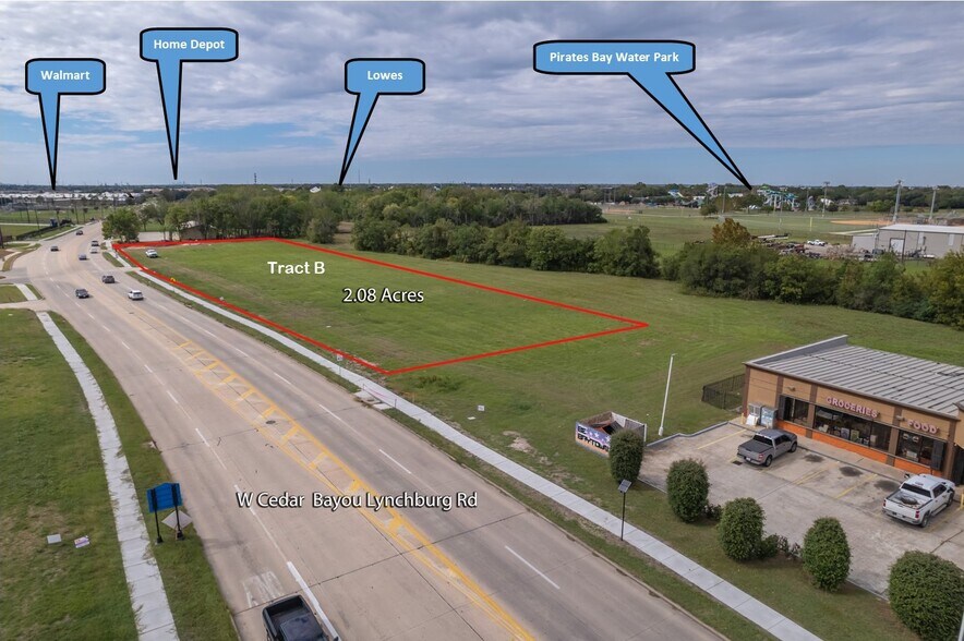 0 Cedar Bayou Lynchburg Rd., Baytown, TX à vendre - Aérien – Image 1 sur 3