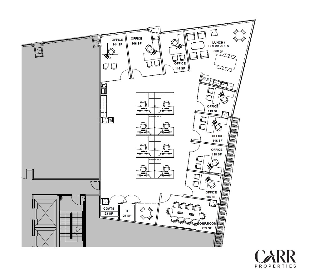 2311 Wilson Blvd, Arlington, VA à louer Plan d’étage– Image 1 sur 1
