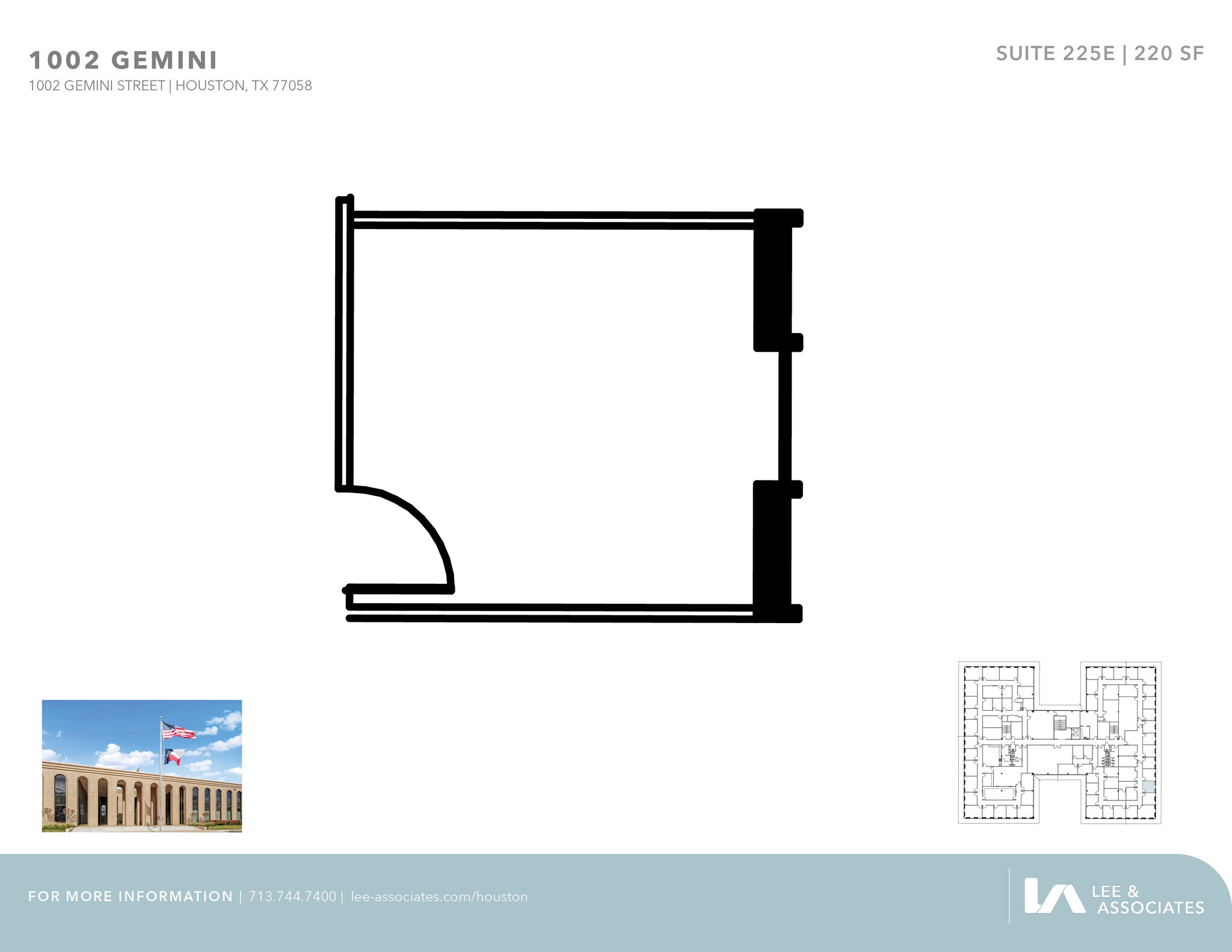 1002 Gemini St, Houston, TX à louer Plan d’étage– Image 1 sur 1