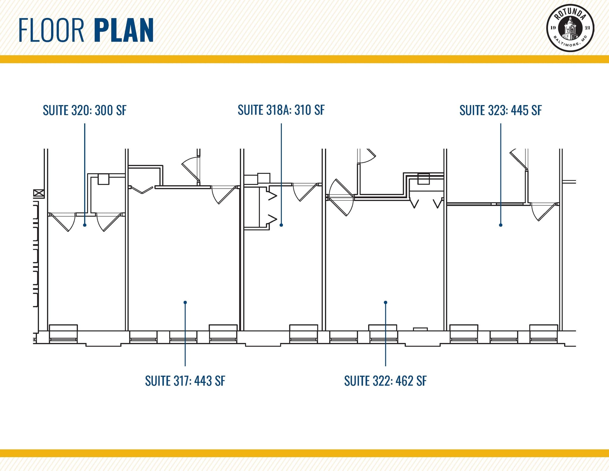 711 W 40th St, Baltimore, MD à louer Plan d’étage– Image 1 sur 1