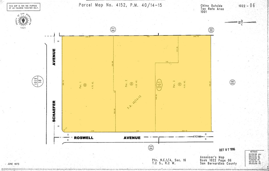 13801 Roswell Ave, Chino, CA à louer - Plan cadastral – Image 2 sur 2