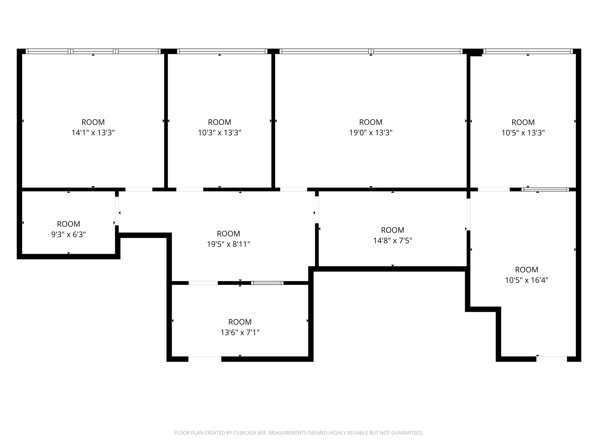 7011 Harwin Dr, Houston, TX à louer Plan d’étage– Image 1 sur 1