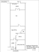 1190 Miraloma Way, Sunnyvale, CA à louer Plan d’étage– Image 1 sur 1