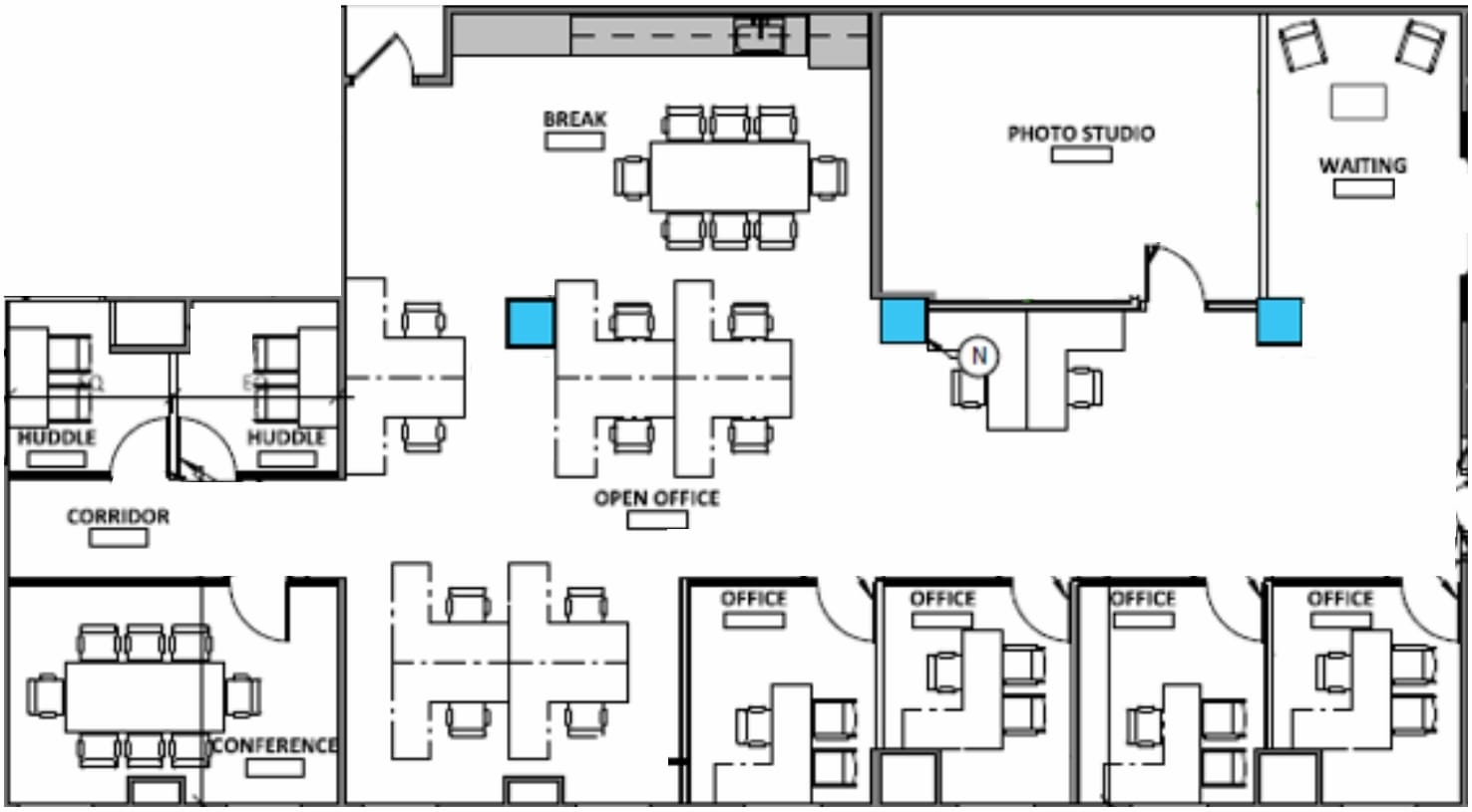 84 S 10th St, Minneapolis, MN à louer Plan d’étage– Image 1 sur 7