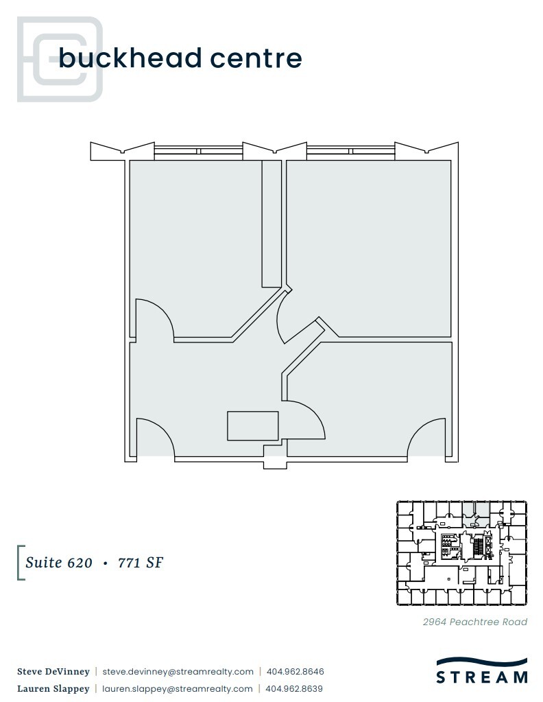 2970 Peachtree Rd NW, Atlanta, GA à louer Plan d’étage– Image 1 sur 1