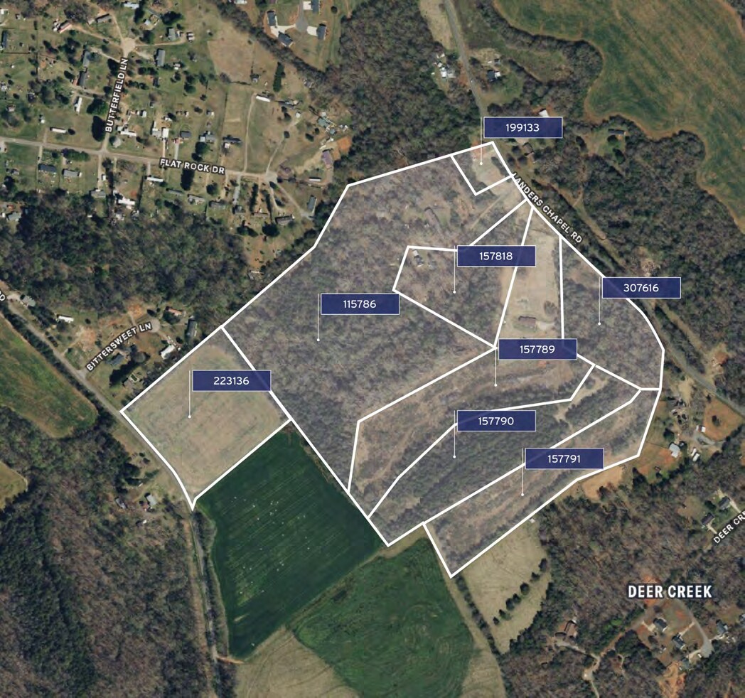 619 Landers Chapel Rd, Lincolnton, NC à vendre Plan cadastral– Image 1 sur 2