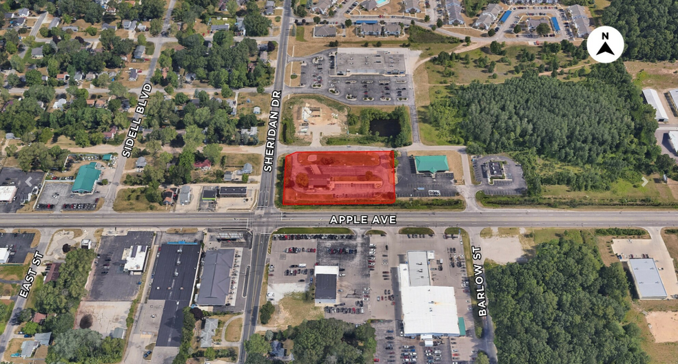 2424 E Apple Ave, Muskegon, MI à vendre - Aérien – Image 2 sur 5