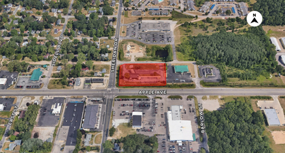 2424 E Apple Ave, Muskegon, MI - VUE AÉRIENNE  vue de carte