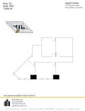 1100 Poydras St, New Orleans, LA à louer Plan de site– Image 1 sur 1