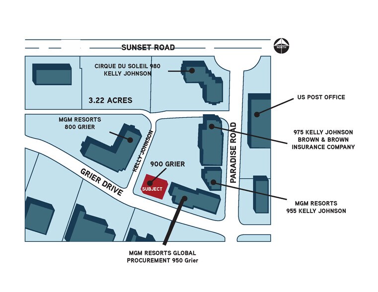 900 Grier Dr, Las Vegas, NV à vendre - Plan de site – Image 2 sur 14
