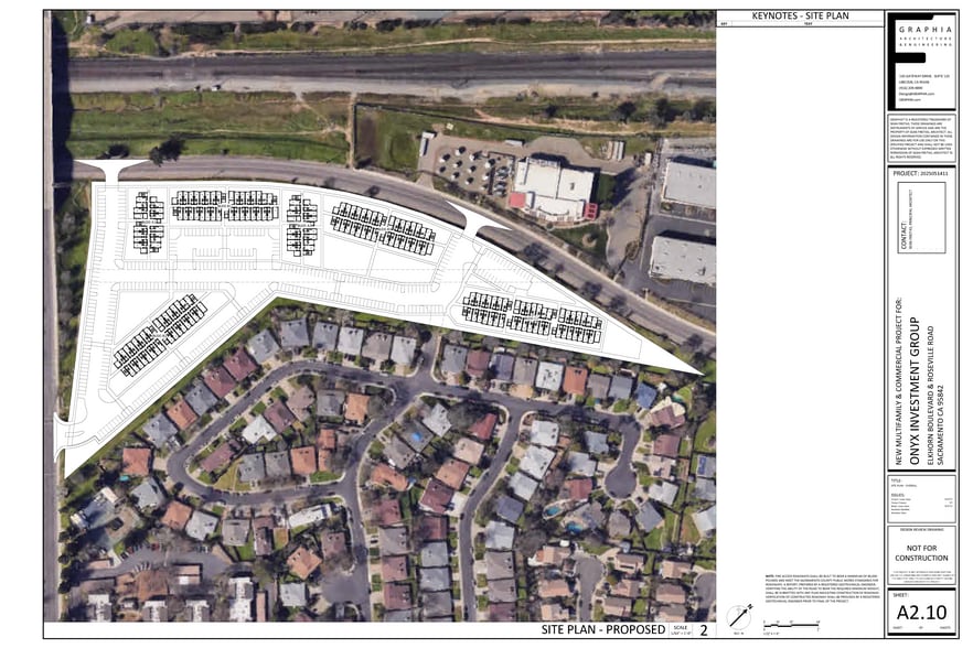 Roseville Rd, Sacramento, CA à vendre - Plan de site – Image 2 sur 4