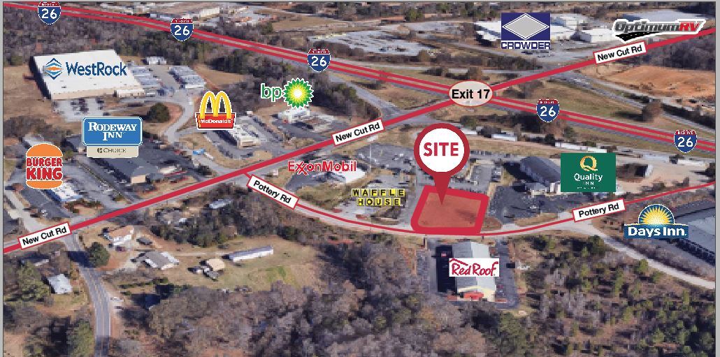 6740 Pottery Rd, Spartanburg, SC à louer Aérien– Image 1 sur 6