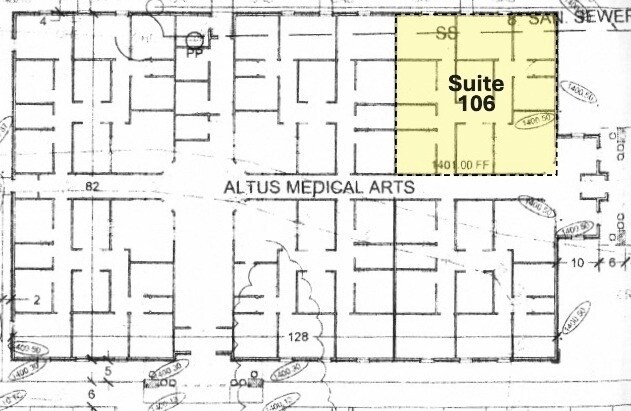 1015 E Broadway St, Altus, OK à louer Plan d’étage– Image 1 sur 1