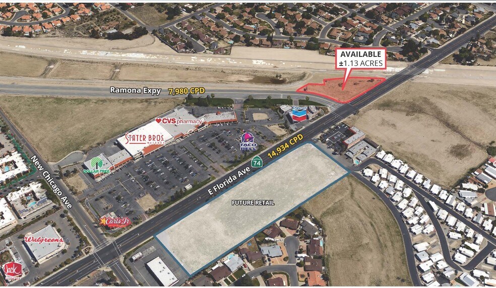 43612 Florida Avenue, Hemet, CA à vendre - Photo de l’immeuble – Image 2 sur 8