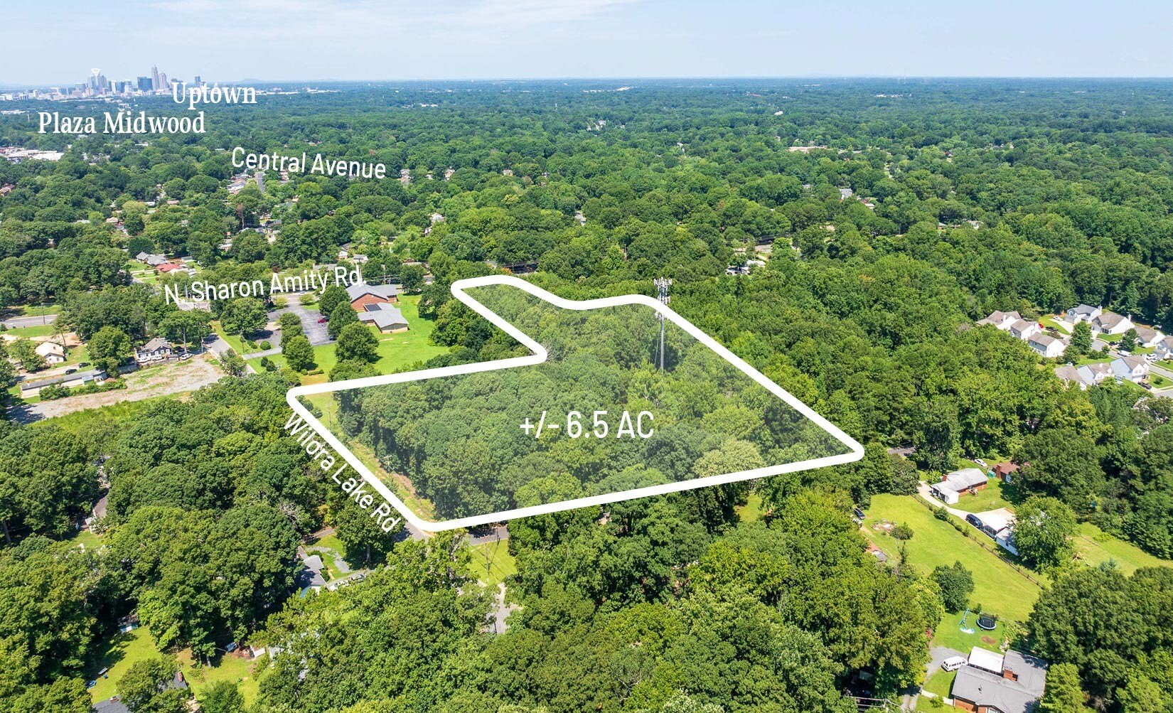 4000 N Sharon Amity Rd, Charlotte, NC à vendre Aérien– Image 1 sur 6